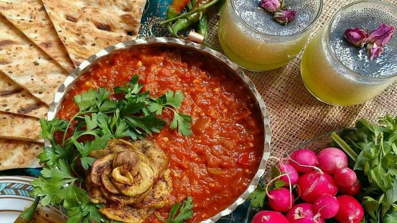 دستور تهیه خوراک بادمجان کبابی غذای رستورانی بینظیر (مرحله به مرحله)