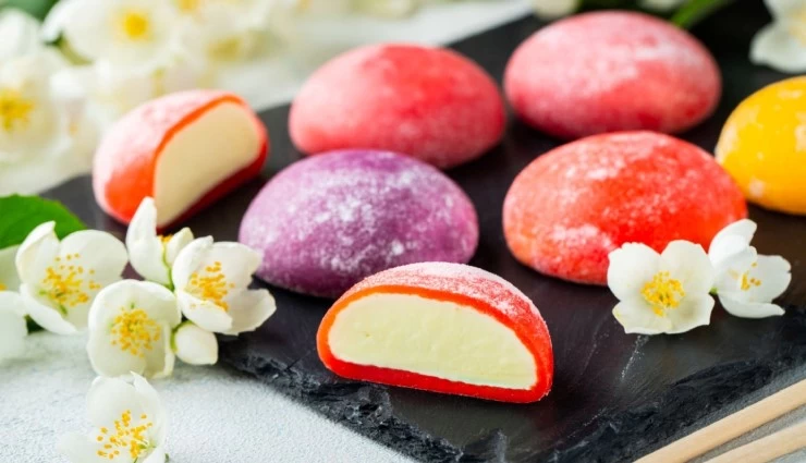 دستور تهیه دسر ژاپنی موچی (مرحله به مرحله)