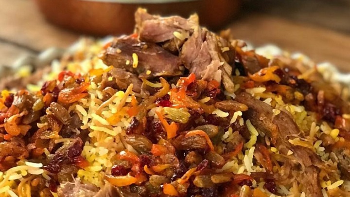 رسپی مانی پلو دامغانی
