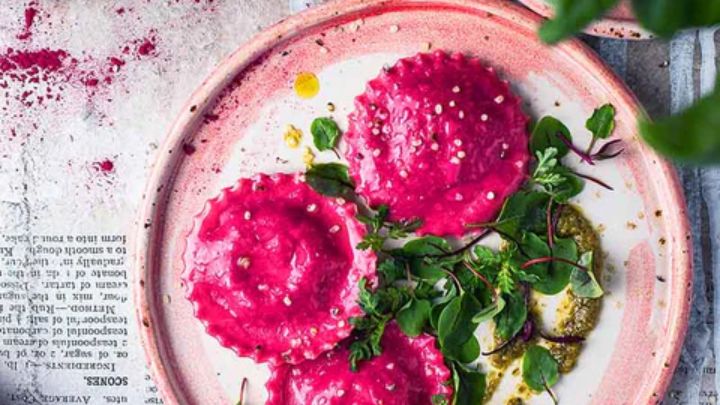 رسپی راویولی چغندر بدون خمیر+ نکات و فوت‌وفن ها