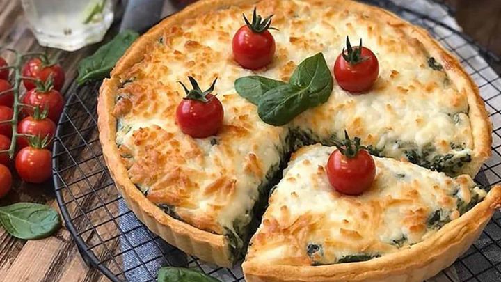 رسپی کیش اسفناج (غذایی متفاوت و فوری)