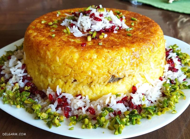 دستور تهیه ته چین مرغ و بادمجان غذای مجلسی و خوشمزه (مرحله به مرحله)