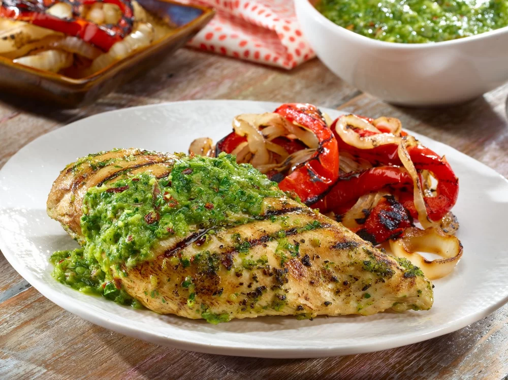 دستور تهیه جوجه کباب چیمیچوری خوشمزه (مرحله به مرحله)