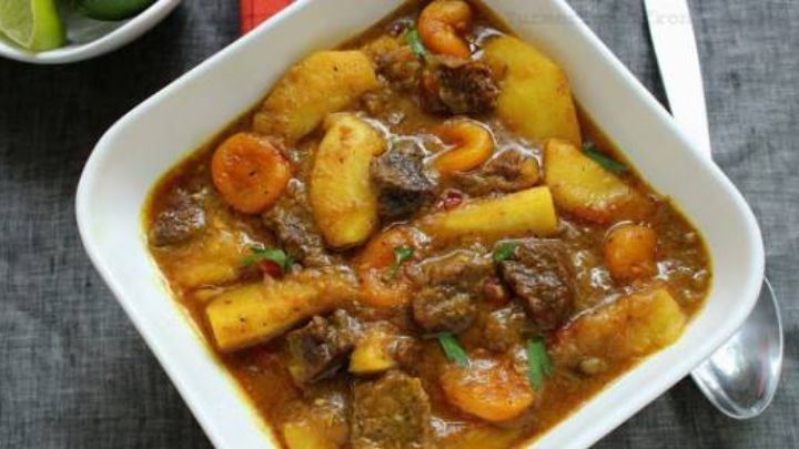 رسپی یک غذای خوشمزه با سیب گلاب