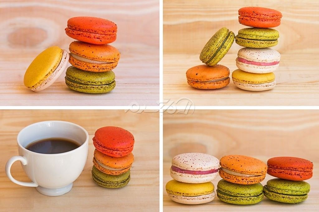 دستور تهیه دسر شیرینی ماکارون خانگی | Sweets macaron (مرحله به مرحله)