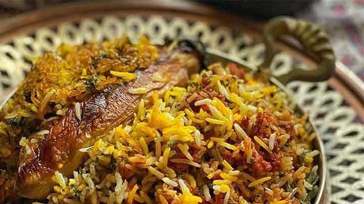 رسپی سبزی پلو دامغانی