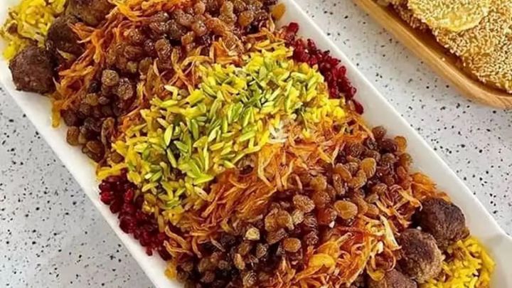 رسپی عدس پلو خوشمزه به روش درباری