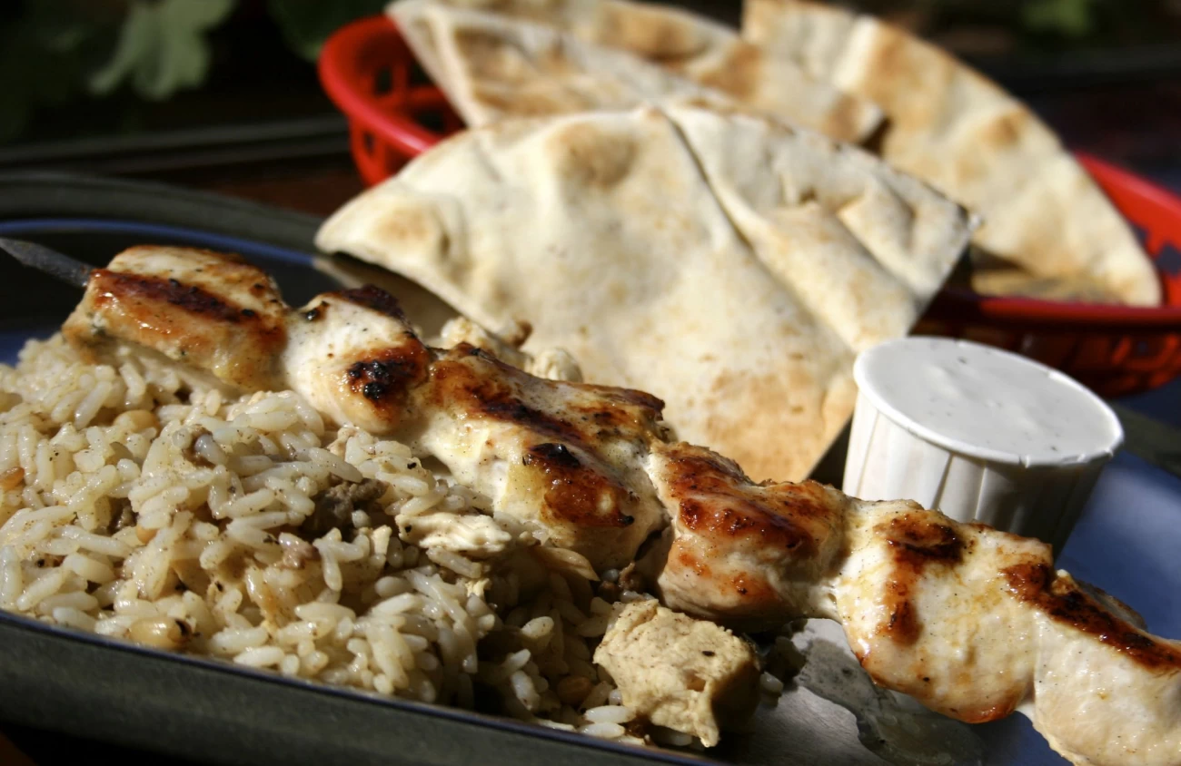 دستور تهیه پلو کباب لبنانی (مرحله به مرحله)