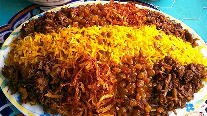 نکات مهم در تهیه کشمش پلو اردبیلی