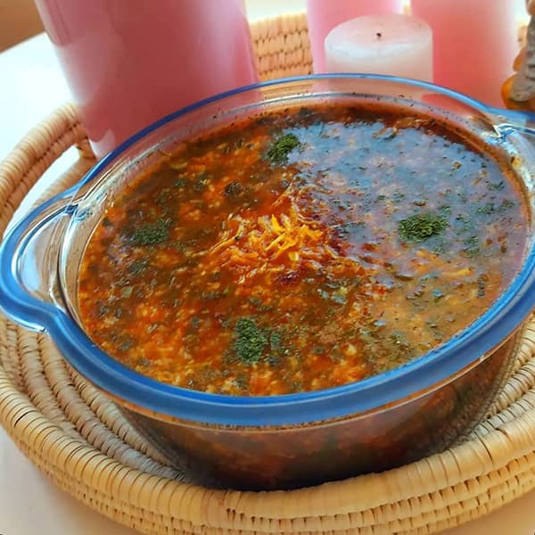 مواد لازم و آموزش آش آبغوره برای 2 یا 4 یا 6 نفر | تناسب ساده