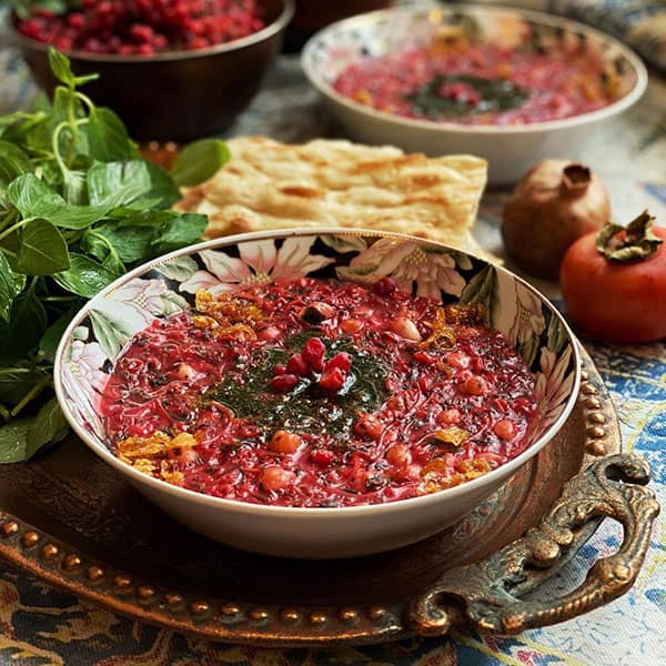 مواد لازم و آموزش آش زرشک برای 2 یا 4 یا 6 نفر | تناسب ساده
