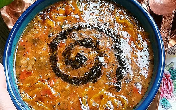 مواد لازم و آموزش آش گوجه فرنگی خانگی (مرحله به مرحله)