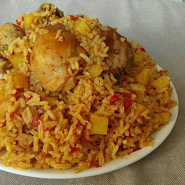 مواد لازم و آموزش استانبولی با مرغ برای 2 یا 4 یا 6 نفر | تناسب ساده