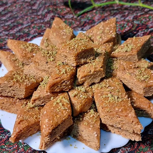 مواد لازم و آموزش حلوا سنگ شکنو برای 2 یا 4 یا 6 نفر | تناسب ساده