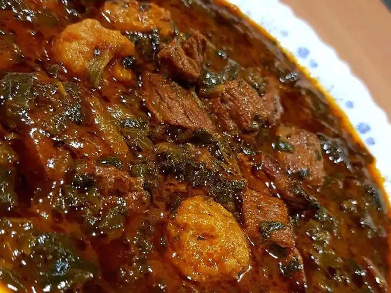 مواد لازم و آموزش خورش آلو اسفناج برای 2 یا 4 یا 6 نفر | تناسب ساده
