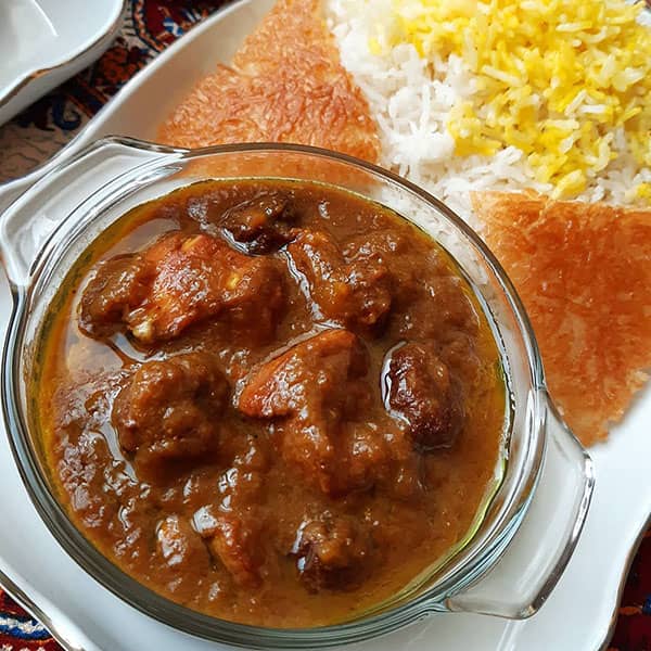 مواد لازم و آموزش خورش کدو حلوایی با مرغ برای 2 یا 4 یا 6 نفر | تناسب ساده