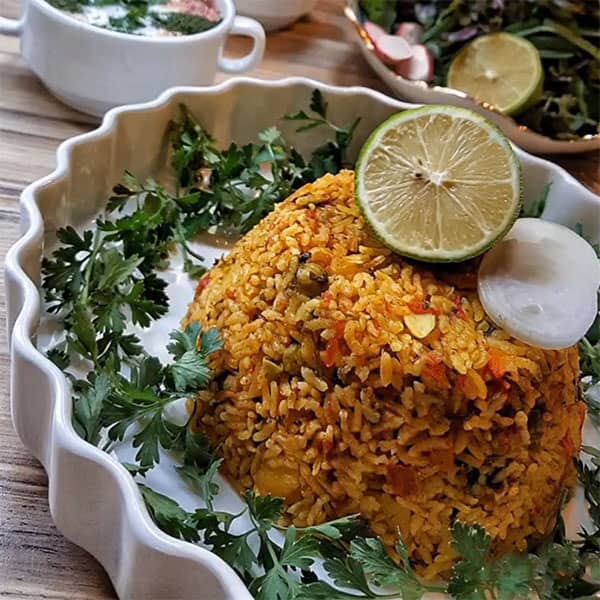 مواد لازم و آموزش دمی گشنیز برای 2 یا 4 یا 6 نفر | تناسب ساده
