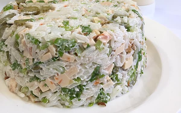 مواد لازم و آموزش سالاد کاردینال خانگی (مرحله به مرحله)