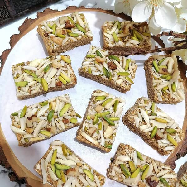 مواد لازم و آموزش سمسمیه کنجدی خانگی (مرحله به مرحله)