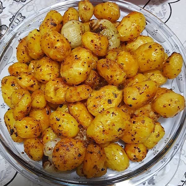 مواد لازم و آموزش سیب زمینی کره ای برای 2 یا 4 یا 6 نفر | تناسب ساده