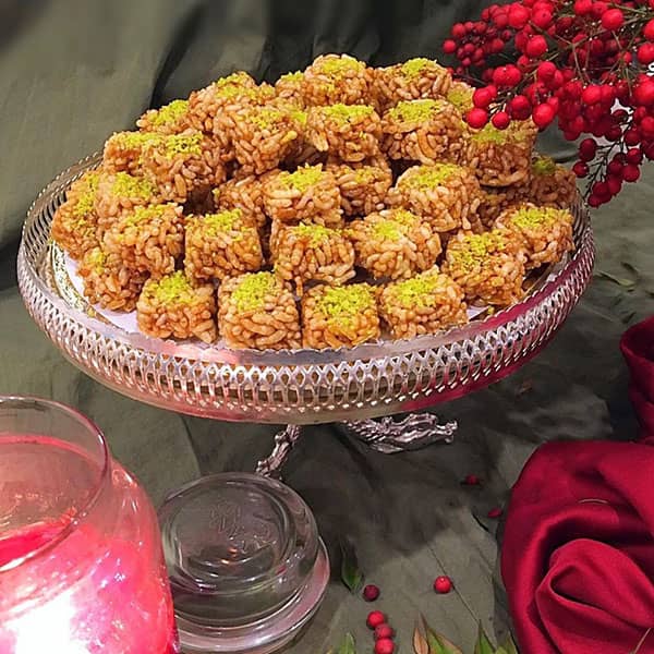 مواد لازم و آموزش شیرینی دوشاب برنج خانگی (مرحله به مرحله)