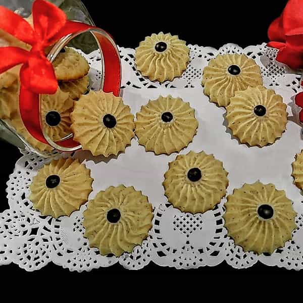 مواد لازم و آموزش شیرینی رزت دارچینی خانگی (مرحله به مرحله)