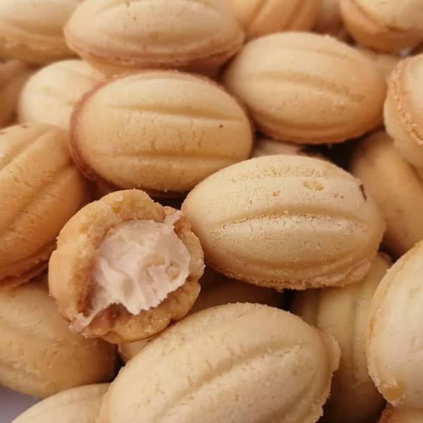 مواد لازم و آموزش شیرینی گردو روسی خانگی (مرحله به مرحله)