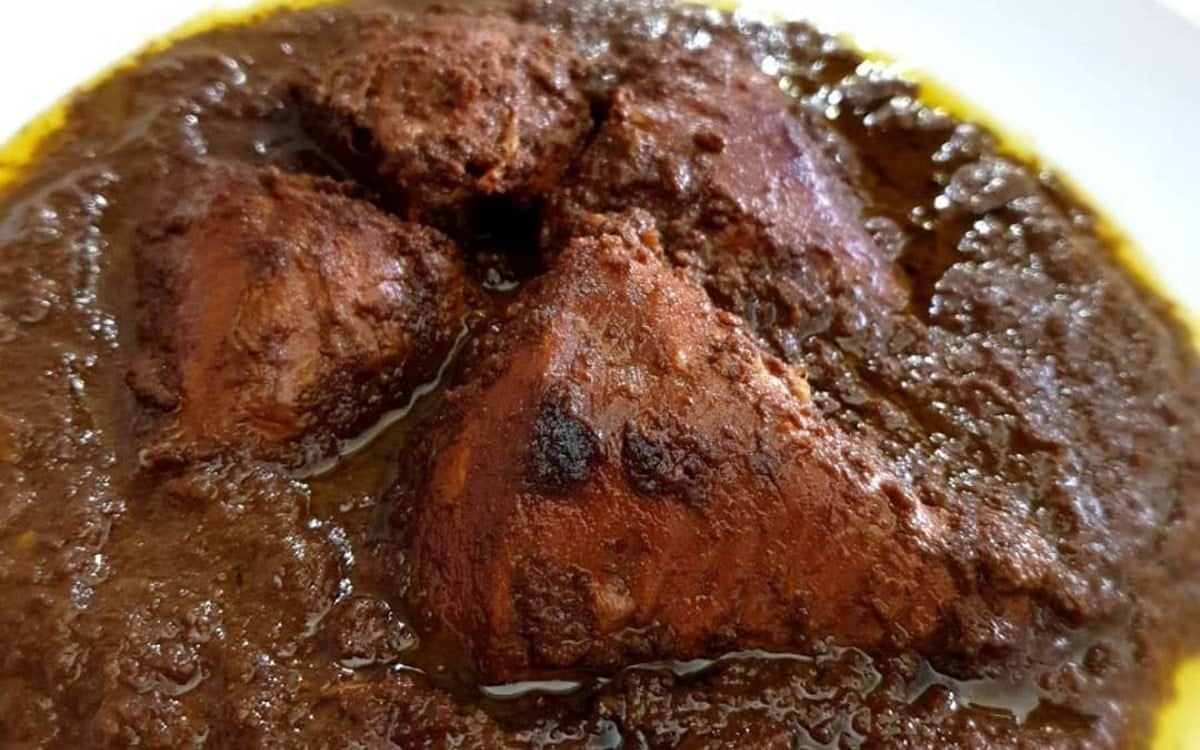 مواد لازم و آموزش فسنجان بادام زمینی برای 2 یا 4 یا 6 نفر | تناسب ساده