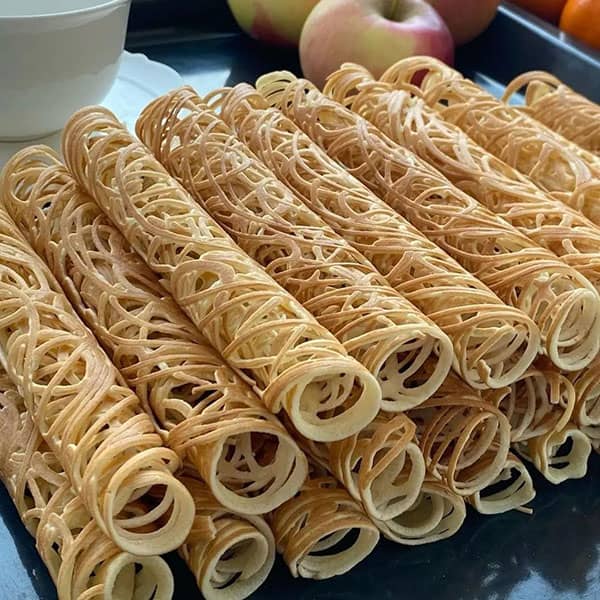 مواد لازم و آموزش پنکیک توری خانگی (مرحله به مرحله)