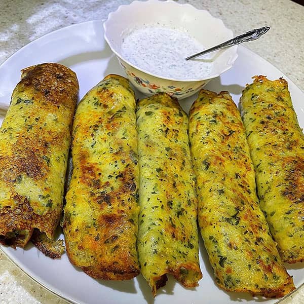 مواد لازم و آموزش پنکیک گوشت برای 2 یا 4 یا 6 نفر | تناسب ساده