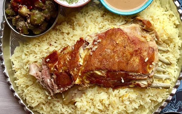 مواد لازم و آموزش چلو قلوه گاه گوسفندی خانگی (مرحله به مرحله)