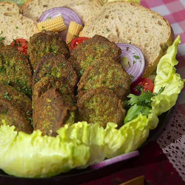 مواد لازم و آموزش کتلت حبوبات برای 2 یا 4 یا 6 نفر | تناسب ساده
