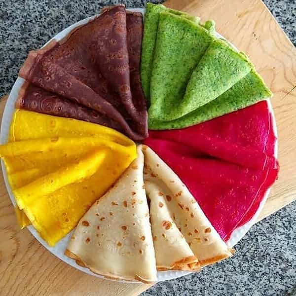 مواد لازم و آموزش کرپ رنگی خانگی (مرحله به مرحله)