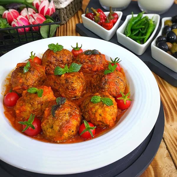 مواد لازم و آموزش کوفته ریحان برای 2 یا 4 یا 6 نفر | تناسب ساده