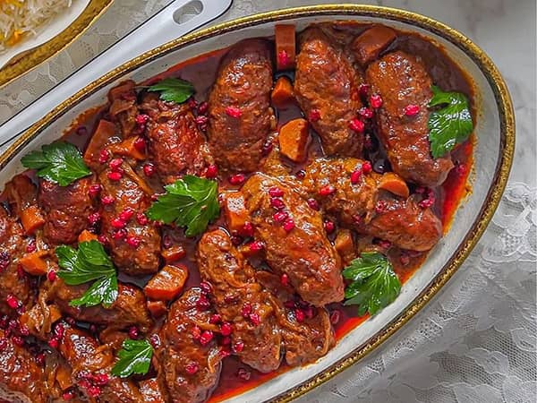 مواد لازم و آموزش کوفته سماق کردی برای 2 یا 4 یا 6 نفر | تناسب ساده