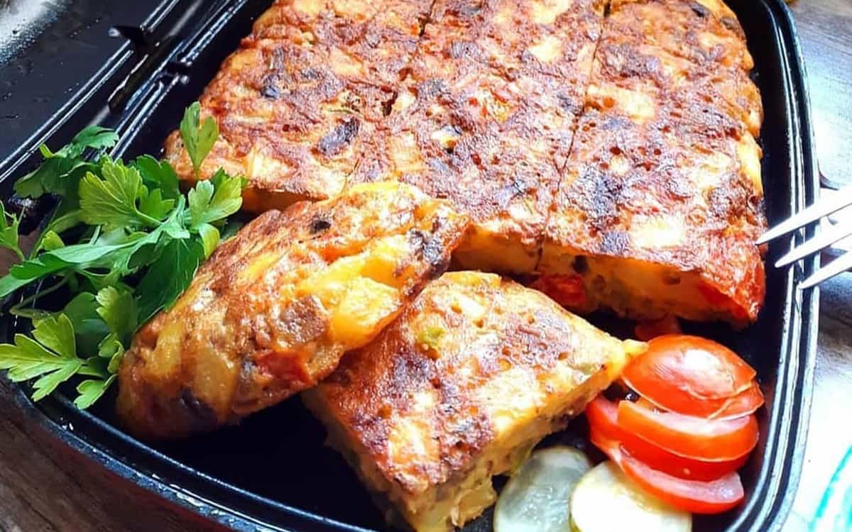 مواد لازم و آموزش کوکو کدو و بادمجان برای 2 یا 4 یا 6 نفر | تناسب ساده