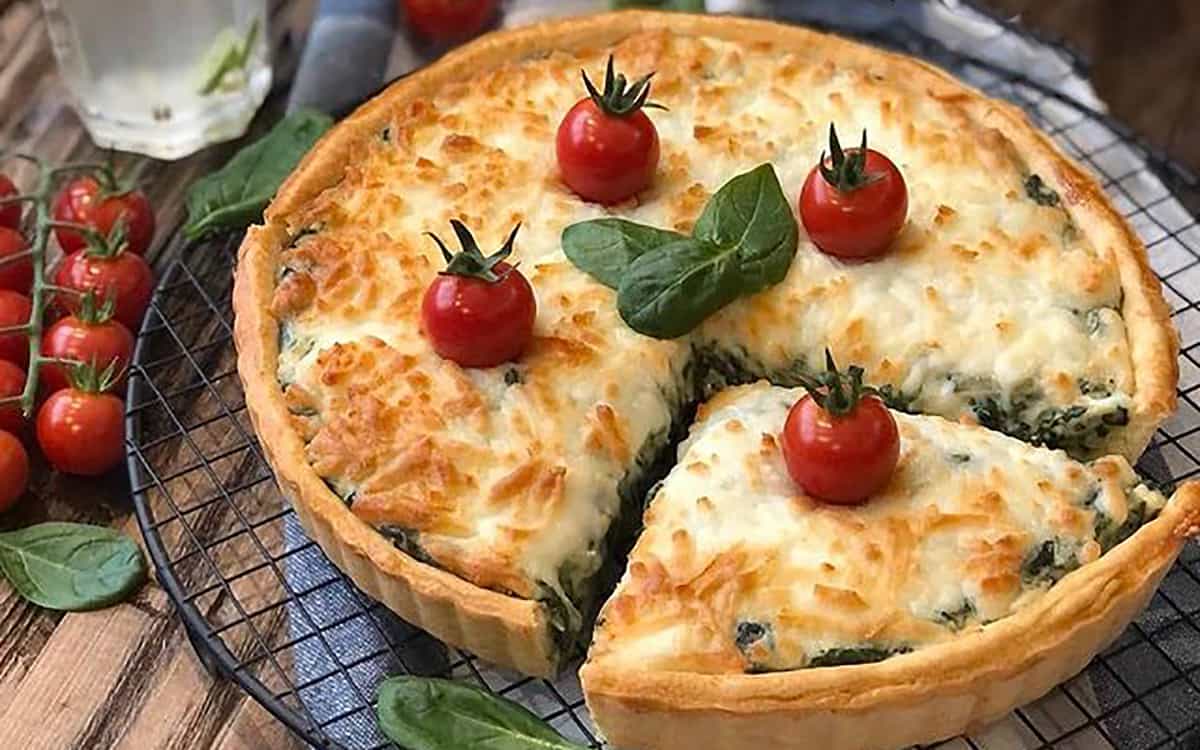 مواد لازم و آموزش کیش اسفناج برای 2 یا 4 یا 6 نفر | تناسب ساده