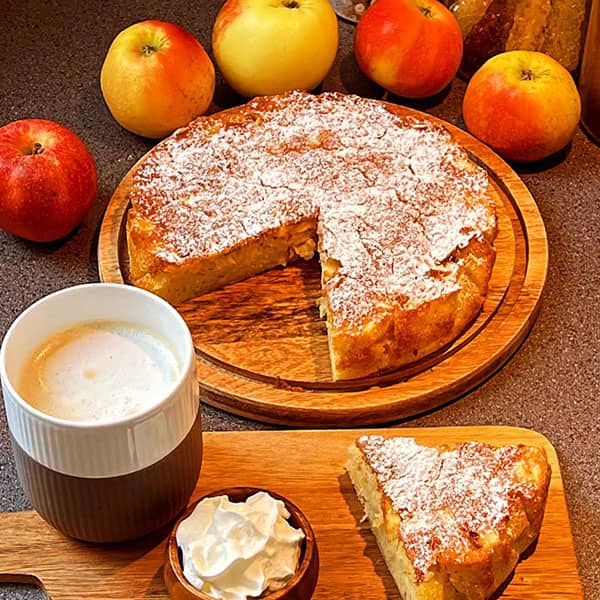 مواد لازم و آموزش کیک سیب فرانسوی خانگی (مرحله به مرحله)