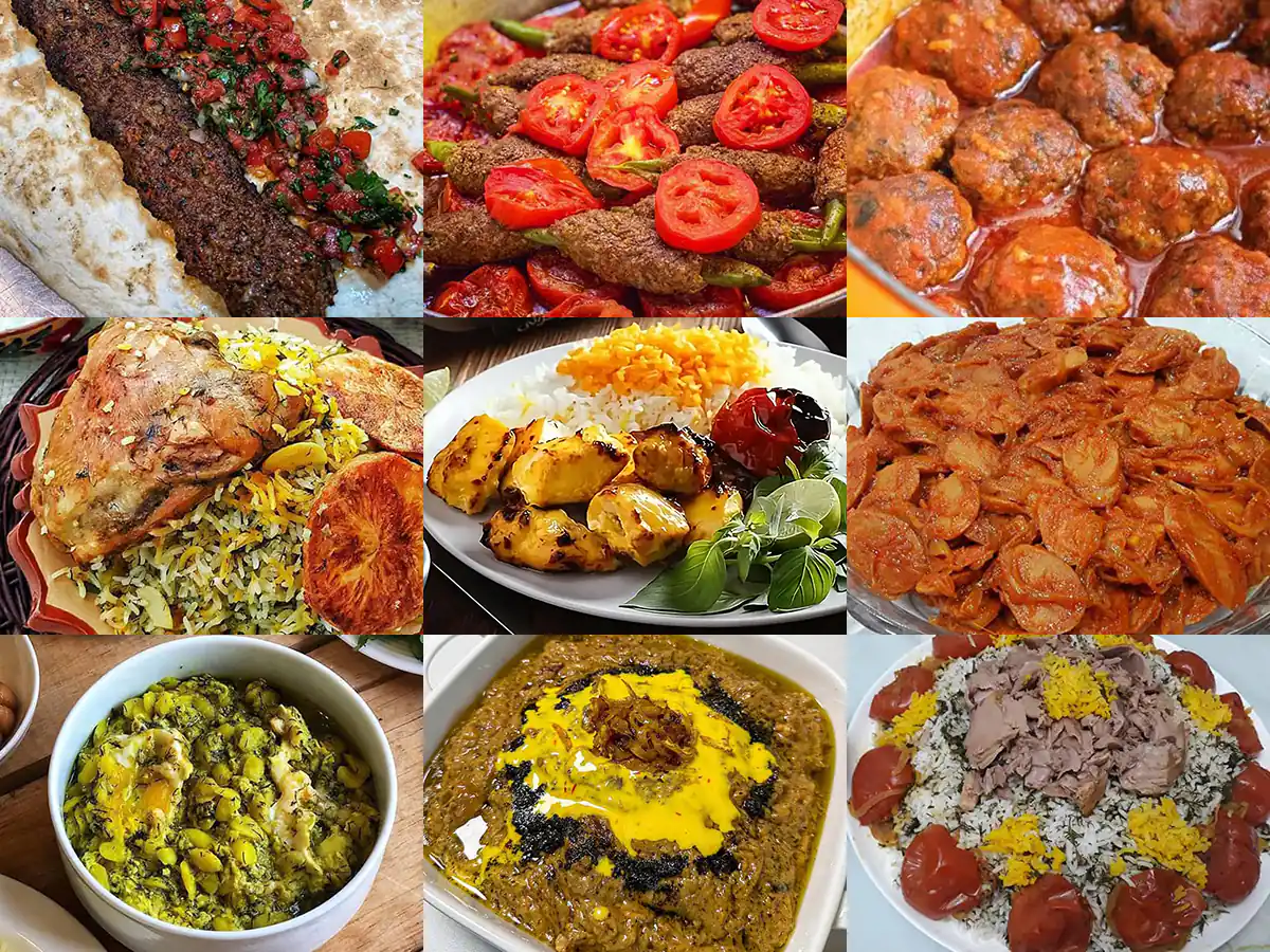 مواد لازم و ناهار چی بپزم ؟ برای 2 یا 4 یا 6 نفر | تناسب ساده