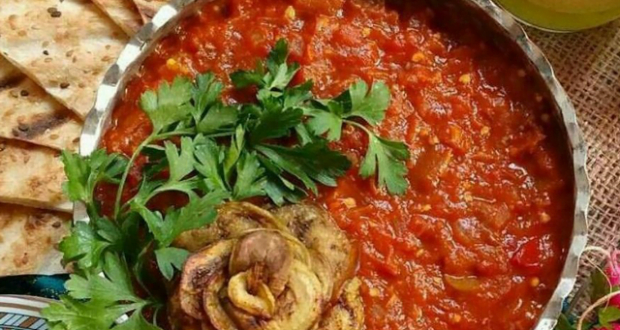 رسپی خاویار بادمجان- خوراک بادمجان