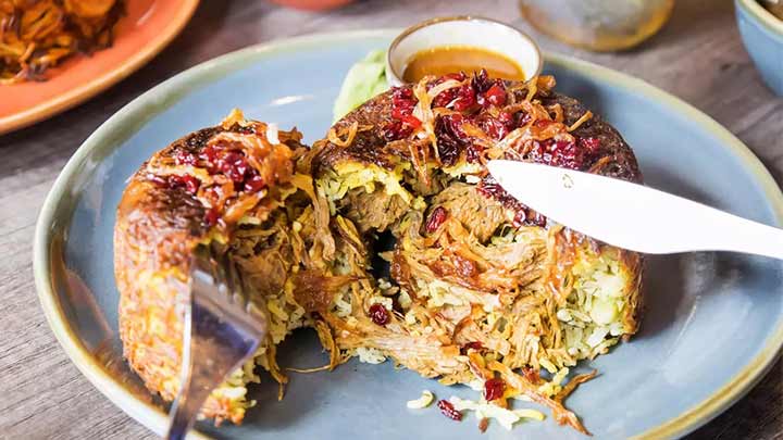 نکات و فوت و فن‌های تهیه ته چین گوشت گرمساری نذری