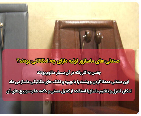 تاریخچه صندلی ماساژ تاریخچه صندلی ماساژ