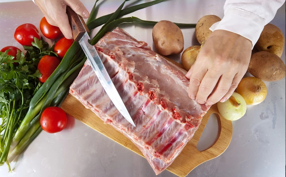 تهیه خورش با دنده های گوسفندی