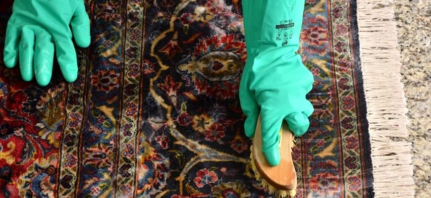 برطرف کردن زردی ریشه های فرش پس از شستشو