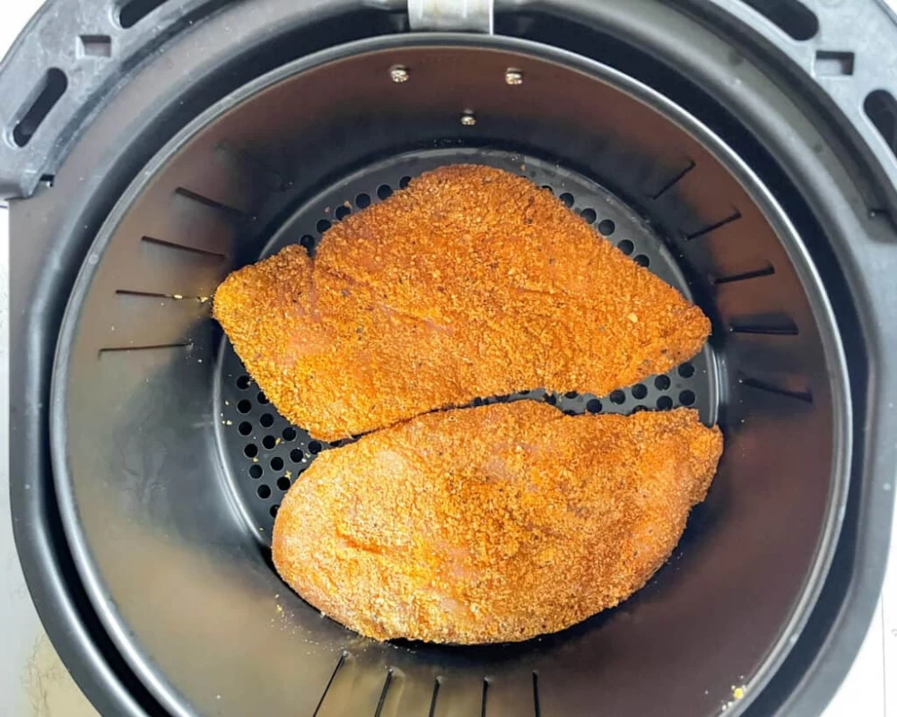 خشک شدن مرغ در سرخ کن بدون روغن