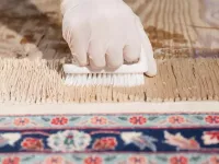 ترفند طلایی جهت شستن و تمیز کردن فرش و موکت سیزال (2 ترفند عالی) آموزش شستن ریشه فرش در منزل با مواد طبیعی