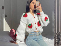 تصاویری از مدل لباس بافتنی زنانه جدید (پولیور - بلوز - جلیقه تونیک - ژاکت)