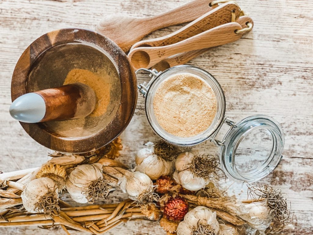طریقه استفاده از پودر سیر