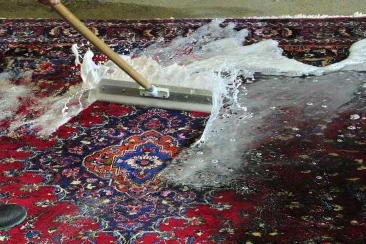 نحوه ی شستن فرش خیلی کثیف