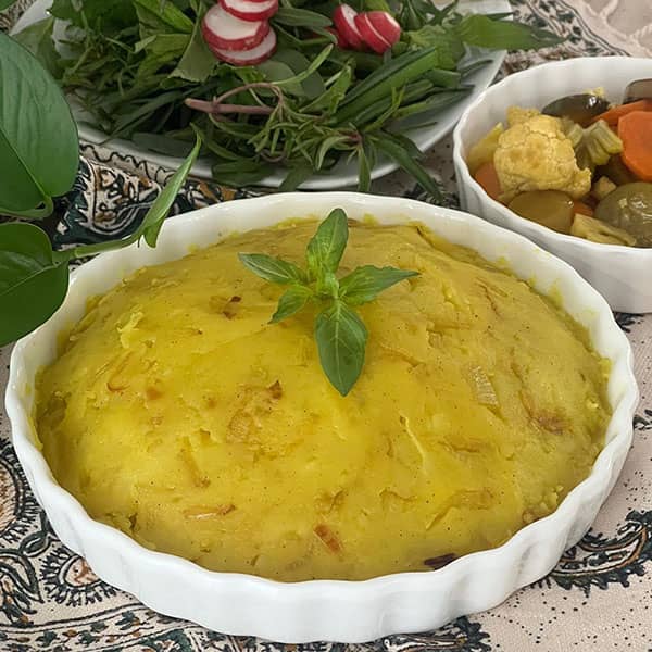 مواد لازم و آموزش دو پیازه آلو برای 2 یا 4 یا 6 نفر | تناسب ساده